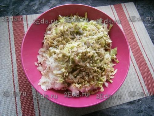 Ленивые голубцы со свежей капустой в духовке. 03 Ленивые голубцы со свежей капустой в духовке. 03