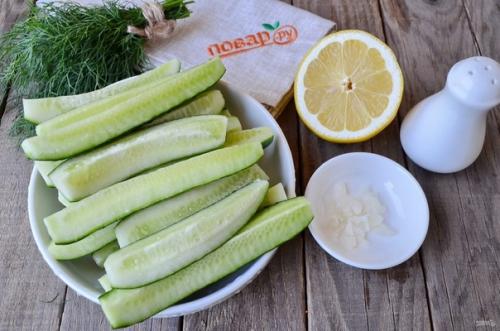 Малосольные огурцы за 2 часа. 02