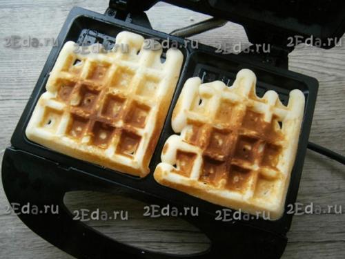Рецепт вафель на сгущенке для электровафельницы. 04
