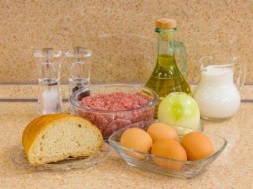 Мясные зразы с луком и яйцом. 01 Мясные зразы с луком и яйцом. 01