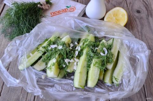 Малосольные огурцы за 2 часа. 03