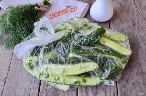 Малосольные огурцы за 2 часа. 05