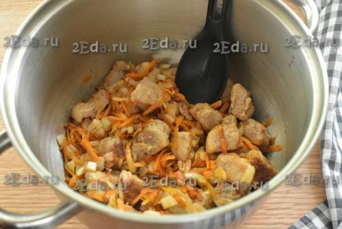 Свинина, тушёная с капустой и картошкой. 02 Свинина, тушёная с капустой и картошкой. 02