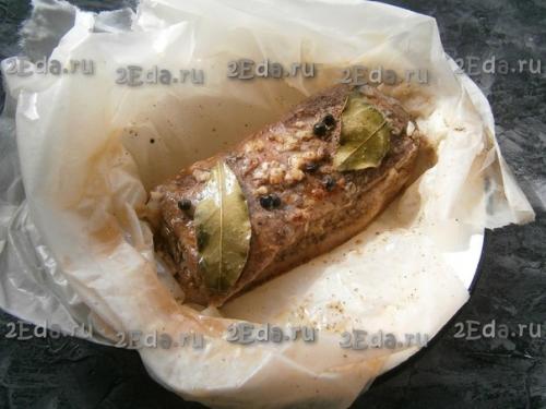 Сало, варёное с чесноком в пакете. 06 Сало, варёное с чесноком в пакете. 06