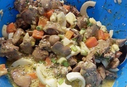 Запеканка из куриной печени. 05