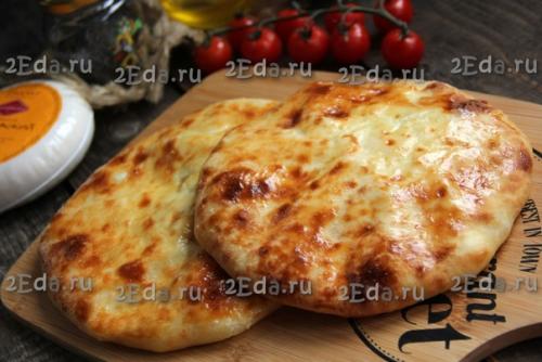 Хачапури с сулугуни в духовке. 07