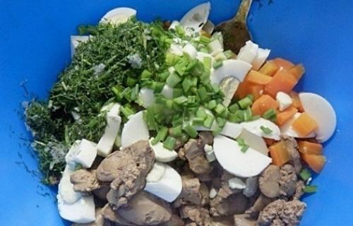 Запеканка из куриной печени. 03