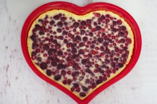 Заливной пирог с малиной и смородиной. 06 Заливной пирог с малиной и смородиной. 06