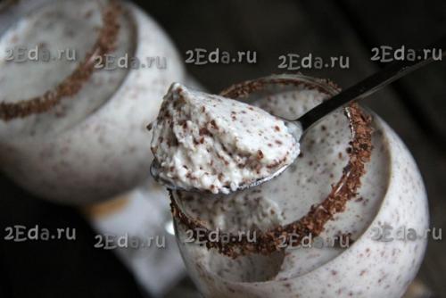 Десерт из кефира и сметаны с желатином. 06 Десерт из кефира и сметаны с желатином. 06