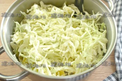 Свинина, тушёная с капустой и картошкой. 04 Свинина, тушёная с капустой и картошкой. 04