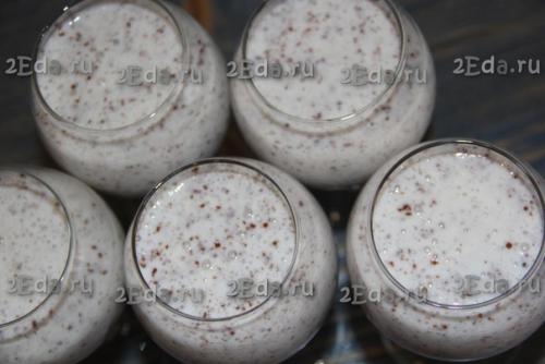 Десерт из кефира и сметаны с желатином. 04 Десерт из кефира и сметаны с желатином. 04