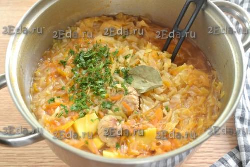 Свинина, тушёная с капустой и картошкой. 06 Свинина, тушёная с капустой и картошкой. 06