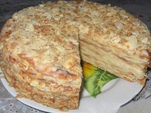 Старый Наполеон. Сейчас пекут наполеоны в упрощенном варианте, и старый рецепт Наполеона забыт совершенно. 08 Старый Наполеон. Сейчас пекут наполеоны в упрощенном варианте, и старый рецепт Наполеона забыт совершенно. 08