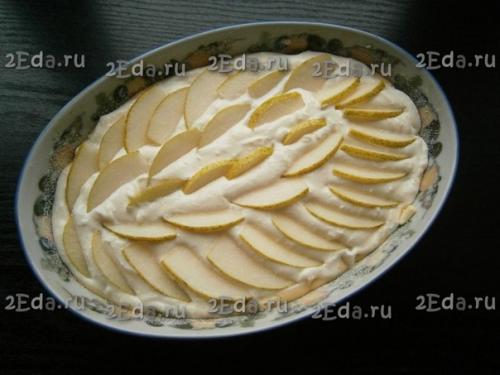 Пирог с грушами и творогом. 05 Пирог с грушами и творогом. 05