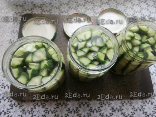 Огурцы, маринованные с куркумой на зиму. 03 Огурцы, маринованные с куркумой на зиму. 03