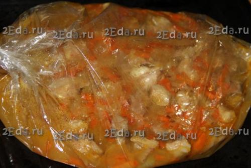 Плов в рукаве для запекания в духовке. 07 Плов в рукаве для запекания в духовке. 07