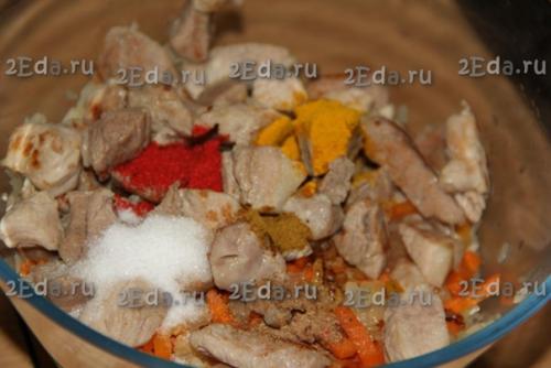 Плов в рукаве для запекания в духовке. 04 Плов в рукаве для запекания в духовке. 04