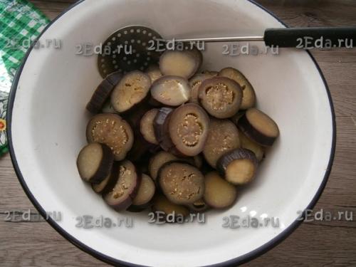 Острая закуска из баклажанов на зиму. 02