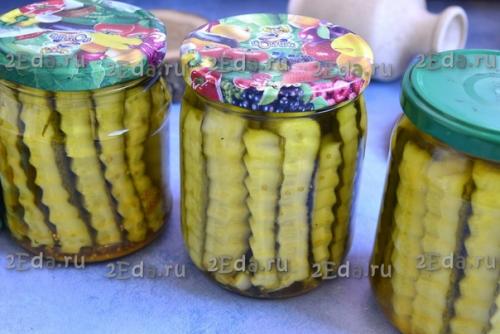 Огурцы, маринованные с куркумой на зиму. 06 Огурцы, маринованные с куркумой на зиму. 06