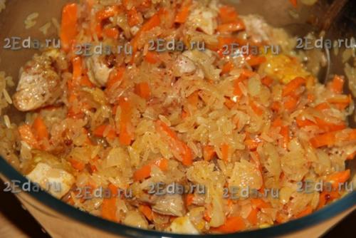 Плов в рукаве для запекания в духовке. 05 Плов в рукаве для запекания в духовке. 05