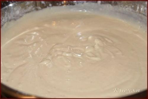 Быстрый (заливной) пирог с зелёным луком и яйцом. 01