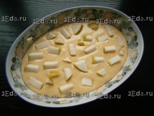 Пирог с грушами и творогом. 03 Пирог с грушами и творогом. 03