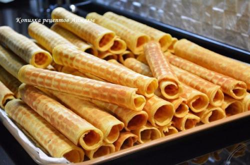 Тонкие хрустящие вафли (любимый рецепт). 02