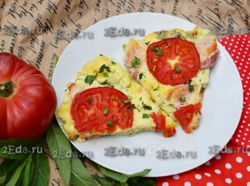 Кабачковая пицца.  Кабачковая пицца, приготовленная в духовке по этому рецепту, получается нежнейшей, сочной и безумно вкусной. 07