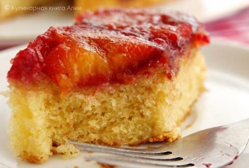 Сливовый пирог - перевертыш. 01