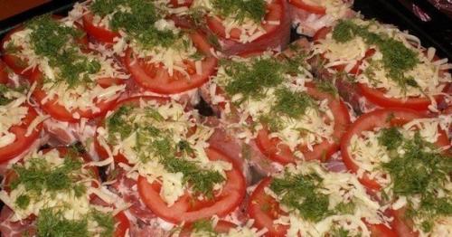 Мясо по-московски.  Ингредиенты: 03