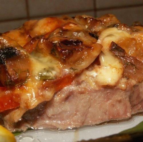 Мясо по-московски.  Ингредиенты: 05