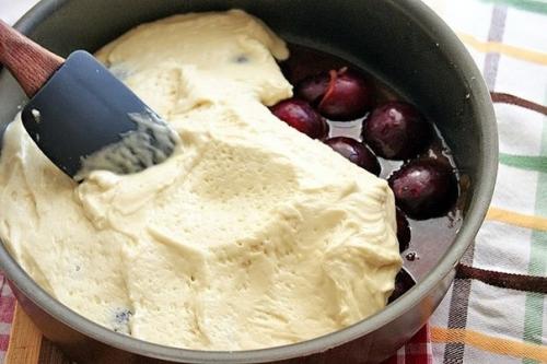 Сливовый пирог - перевертыш. 06