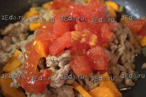 Картошка, тушёная с фаршем на сковороде. 04 Картошка, тушёная с фаршем на сковороде. 04