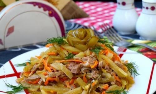 Салат обжорка.  Существует немало рецептов этого замечательного салатика. 07 Салат обжорка.  Существует немало рецептов этого замечательного салатика. 07