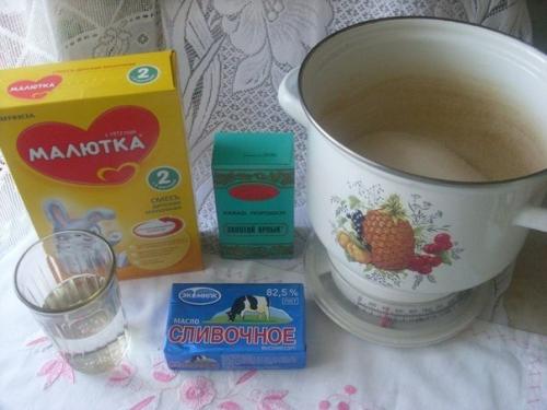 Конфеты Трюфель.  Ингредиенты: 01