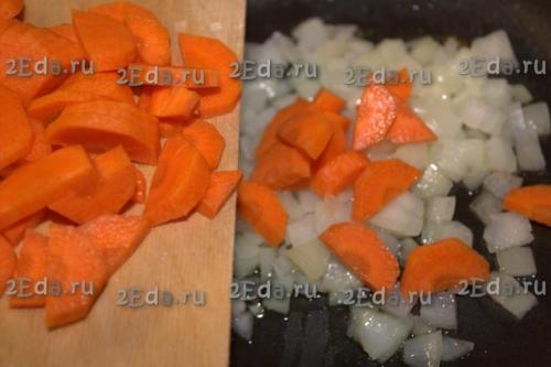 Картошка, тушёная с фаршем на сковороде. 02 Картошка, тушёная с фаршем на сковороде. 02