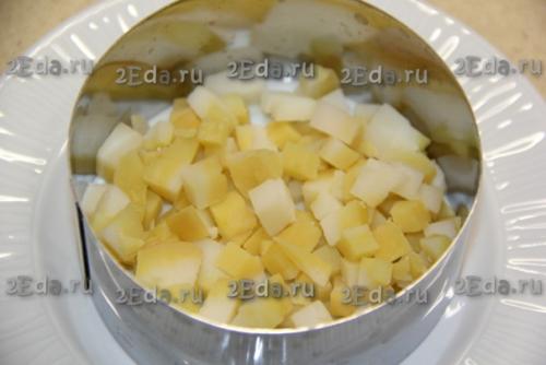 Салат Марго с курицей и грибами. 01 Салат Марго с курицей и грибами. 01
