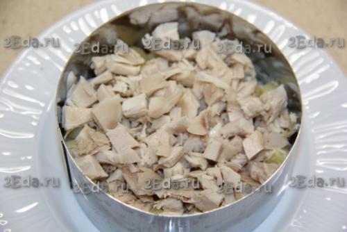 Салат Марго с курицей и грибами. 02 Салат Марго с курицей и грибами. 02