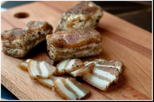 Сало засоленное холодным Мокрым способом. 02 Сало засоленное холодным Мокрым способом. 02