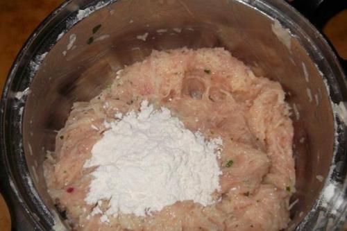 Картофельно - куриные оладьи. 06 Картофельно - куриные оладьи. 06