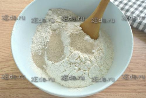 Рецепт молочного батона в домашних условиях. 01