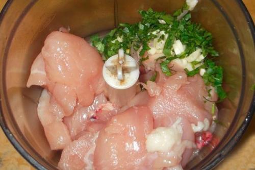 Картофельно - куриные оладьи. 03 Картофельно - куриные оладьи. 03