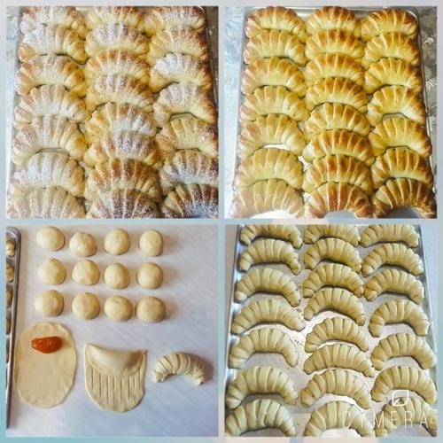 Рогалики с абрикосовым джемом. 01 Рогалики с абрикосовым джемом. 01