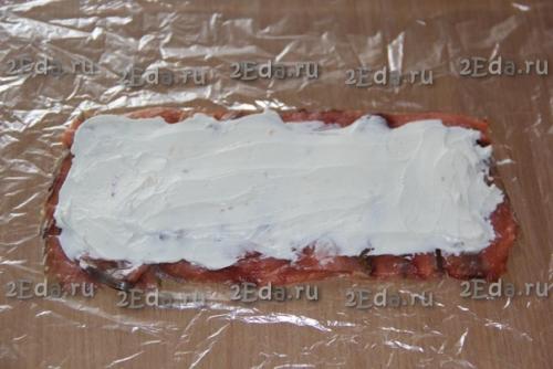 Закуска с красной рыбой и творожным сыром. 02 Закуска с красной рыбой и творожным сыром. 02