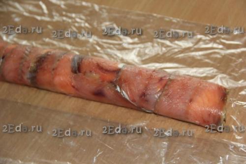 Закуска с красной рыбой и творожным сыром. 04 Закуска с красной рыбой и творожным сыром. 04