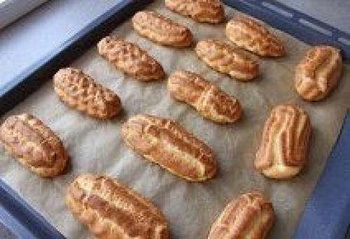 Юмбрики или пирожные из заварного теста с творожным кремом. 06 Юмбрики или пирожные из заварного теста с творожным кремом. 06