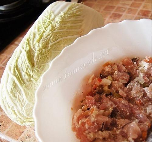 Голубцы из пекинской капусты. 01