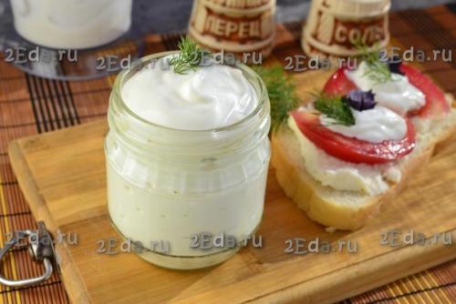 Домашний майонез на молоке без яиц. 07 Домашний майонез на молоке без яиц. 07