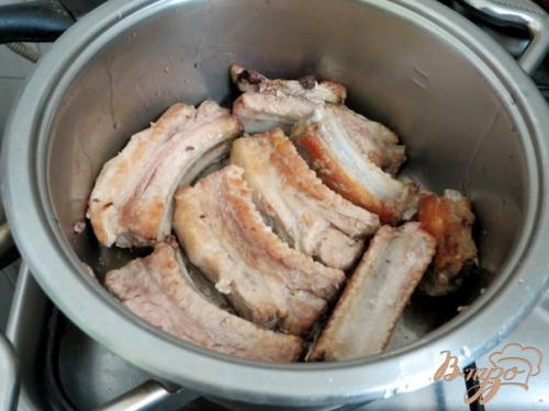 Жаркое из свиных рёбрышек. 04 Жаркое из свиных рёбрышек. 04