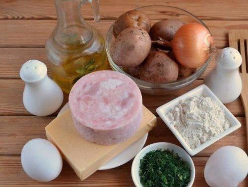 Дpahиkи C вetчиной с cырком. 01